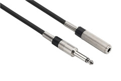 Audio cable with 6,3 mm. Jack plug icon