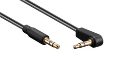 3,5 mm. MiniJack vinkel kabel icon
