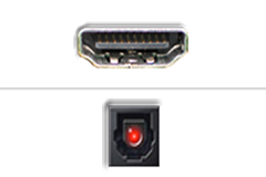 HDMI – Digital Toslink audio icon