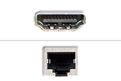 HDMI – RJ45 HDBaseT/IP netværk