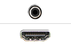 Koax RCA – HDMI konverter