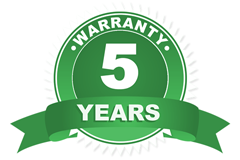 Waranty - 5 years