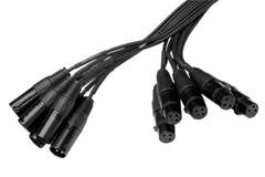 Multi channel audio cables icon