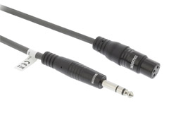 6,3 mm. Jack – XLR kabel (balanceret)