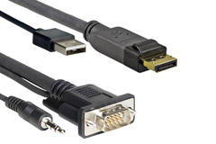 DisplayPort multi cables icon