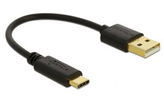 USB-C kabler og adaptere