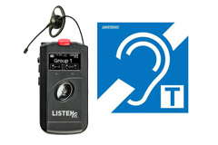 Hearing loop and guide systems icon
