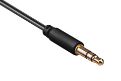 Active speaker cable, 3.5 mm. jack AUX