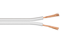White loudspeaker cable icon