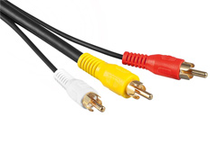 Composite video and audio cables