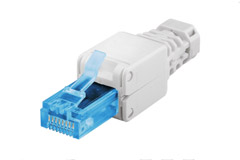 Category 6a, 7 and 8 ethernet plugs icon