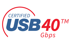 USB4 Gen 3x2 (40 Gbit/s) (USB Type C)