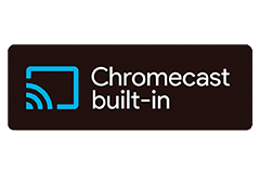 Streaming-spelare med Chromecast icon