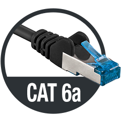 CAT 6a network cable icon