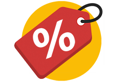 Outlet och restsalg icon