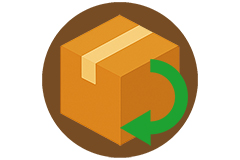 Retur och klagomål icon