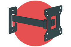 Tv-beslag guide icon