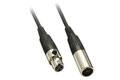 Microphone cable with Mini XLR plug