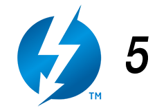 Thunderbolt™ 5 technology (USB Type C)