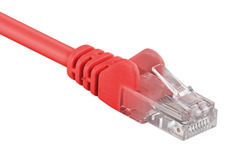 Red network cable icon