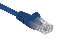 Blue ethernet cable icon